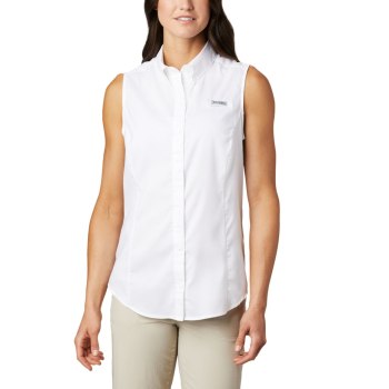 Dámské Košile Columbia PFG Tamiami Sleeveless Bílé MYADHZ745